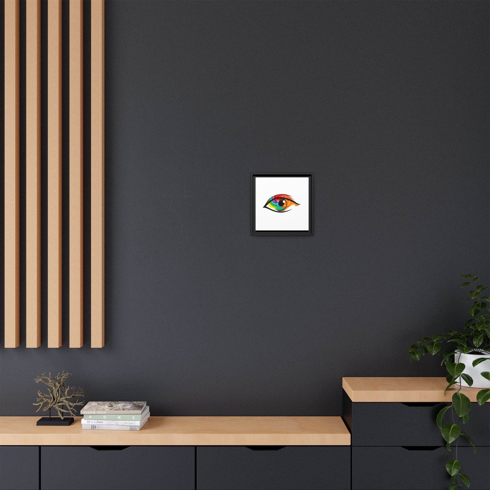 PsEyeGo 2 – Prism Gaze Vision on Framed Matte Canvas (Multi-color) - Highdellic
