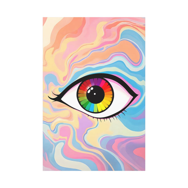 PsEyeFlow #1 – Prism Vision Vertical (Stretched Matte Canvas, 1.25")