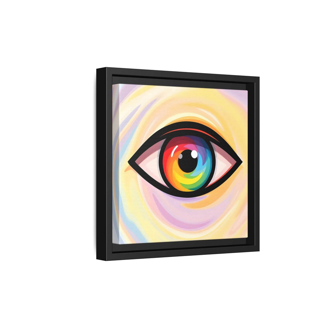 PsEyeFlow #18 - Ethereal Visionb. ( Colorful Framed Matte Canvas Decor ) - Highdellic