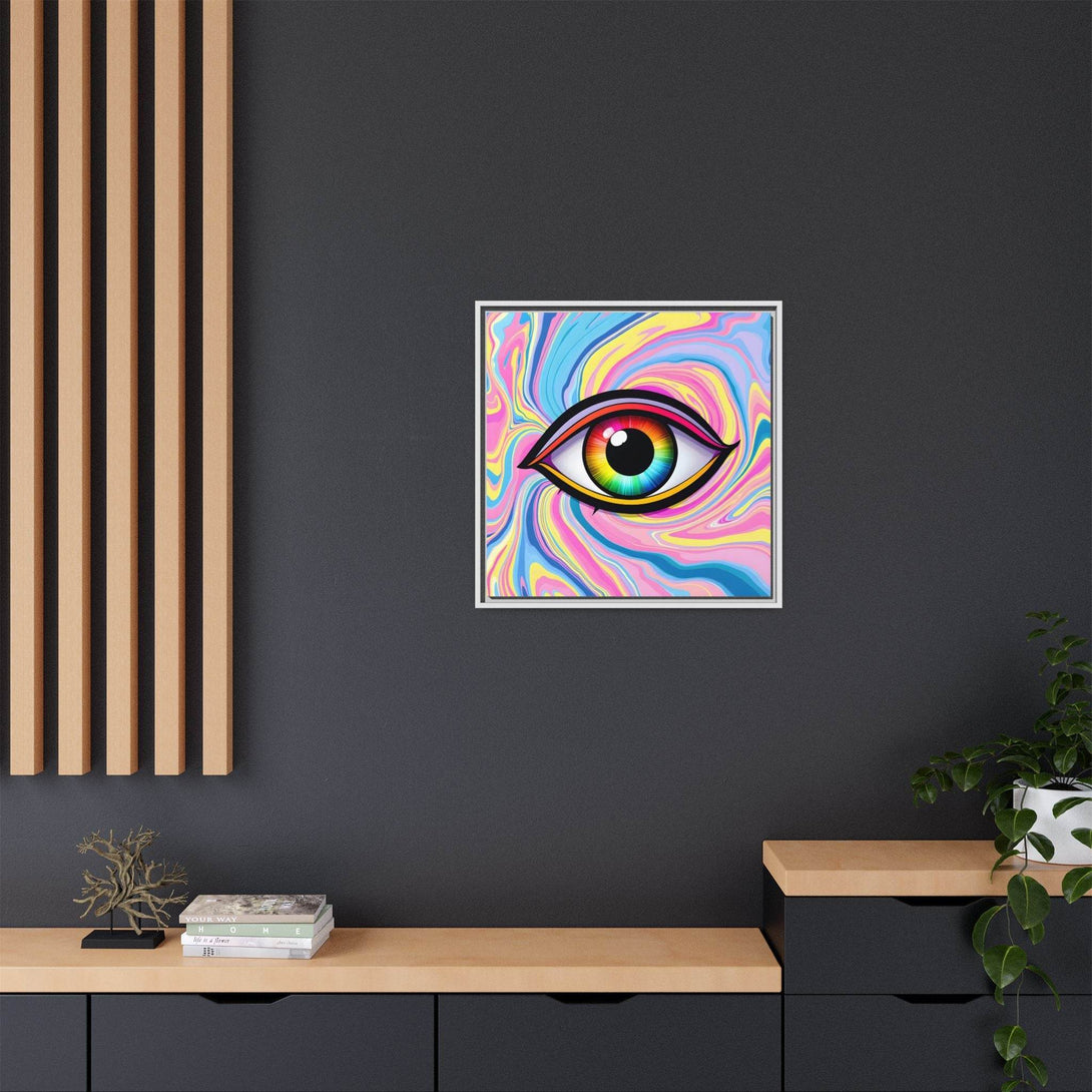 PsEyeFlow #31 - The Kaleidosoul on Framed Matte Canvas - Highdellic
