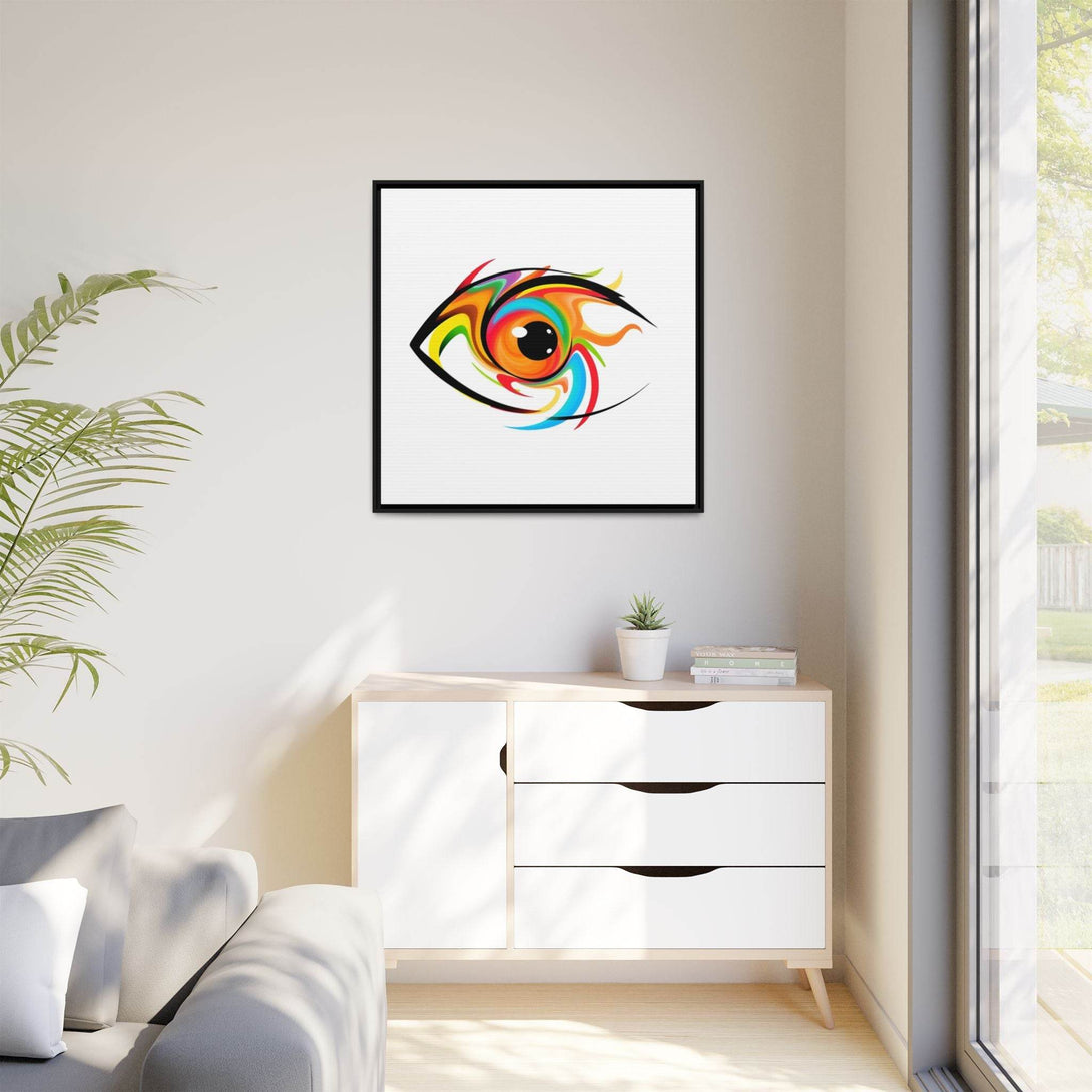 PsEyeGo 4 – Inferno Vision on Framed Matte Canvas (Multi-color) - Highdellic