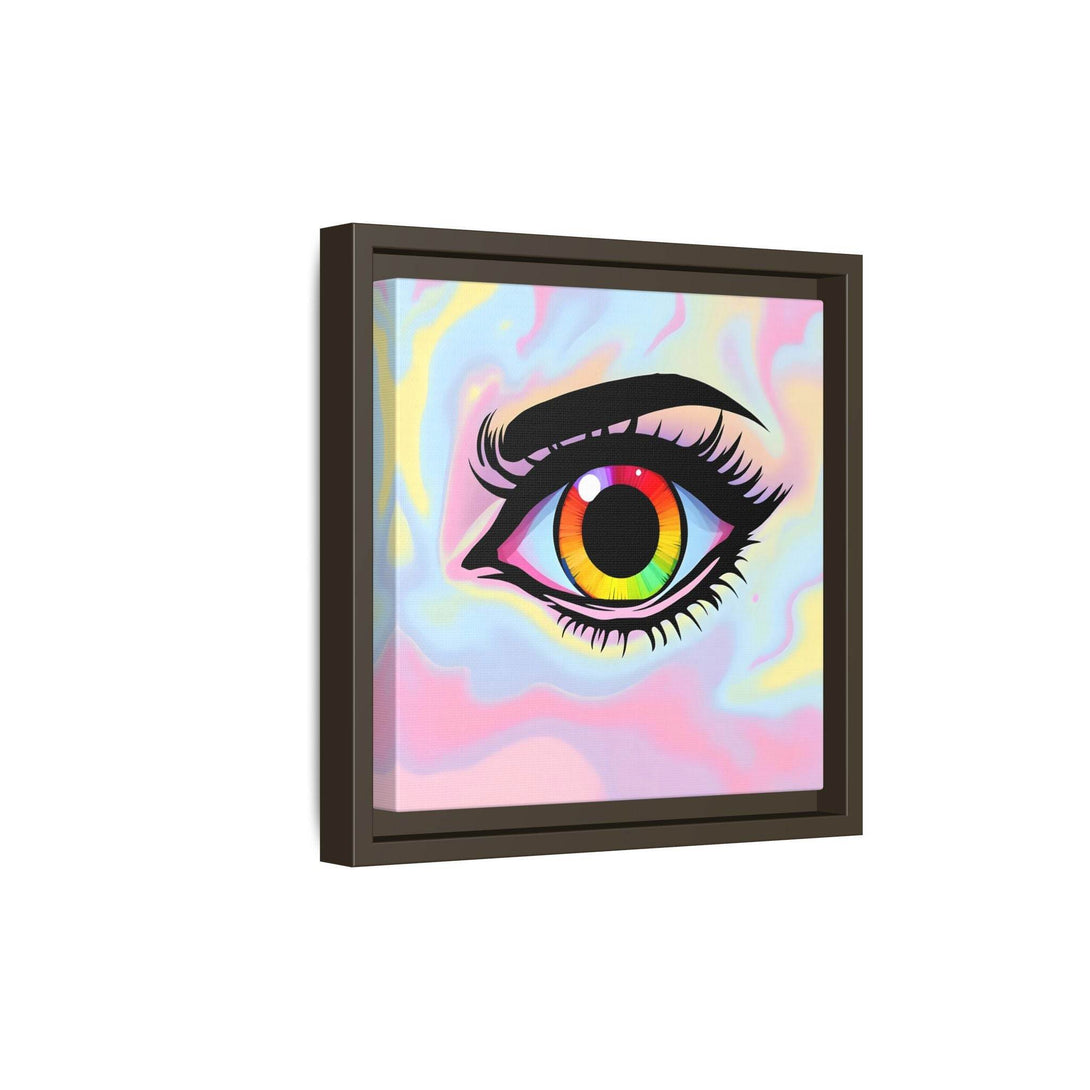 PsEyeFlow #35 - Spectrum Sentinel on Framed Matte Canvas (multi colour) - Highdellic