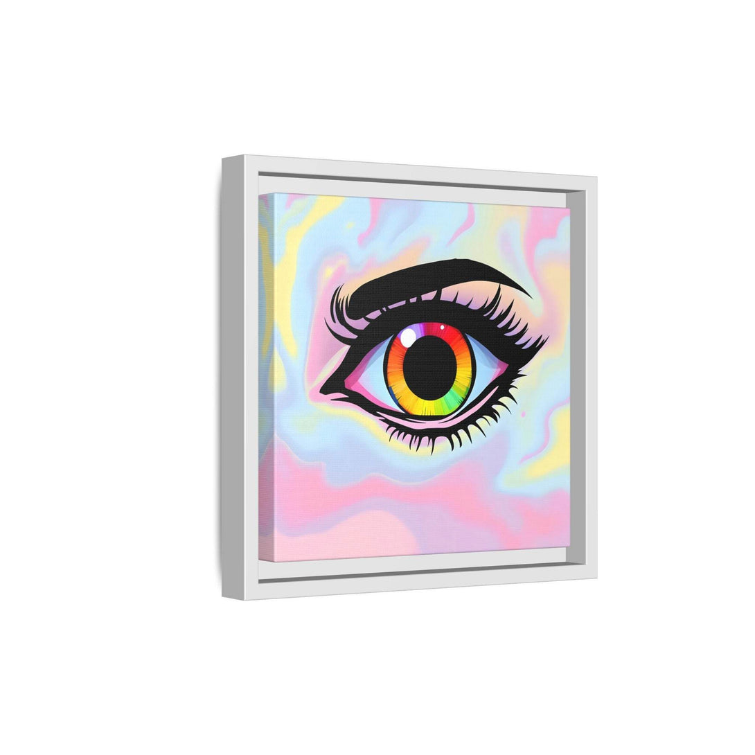 PsEyeFlow #35 - Spectrum Sentinel on Framed Matte Canvas (multi colour) - Highdellic