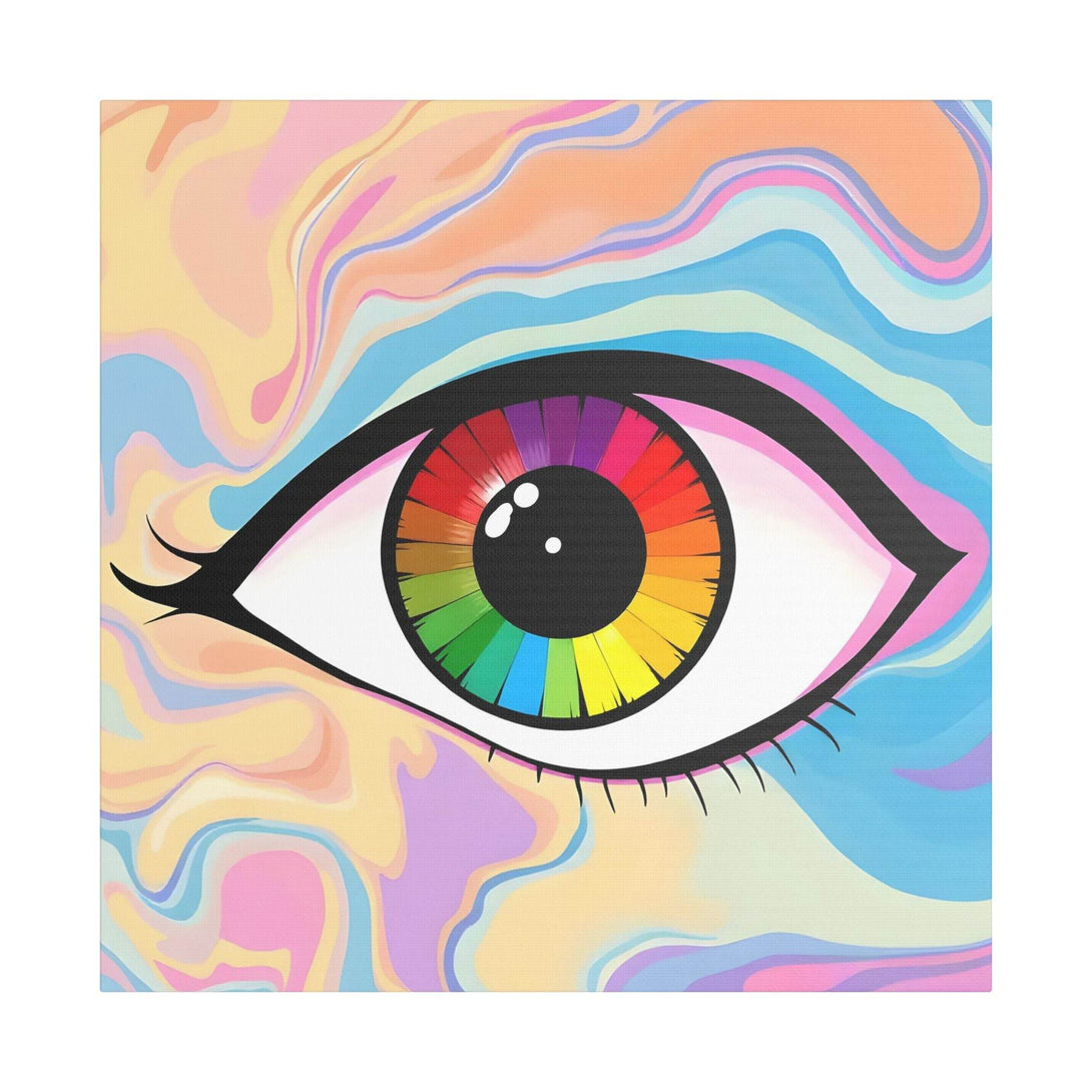 PsEyeFlow #1 – Prism Vision. (Satin Canvas, Stretched) - Highdellic