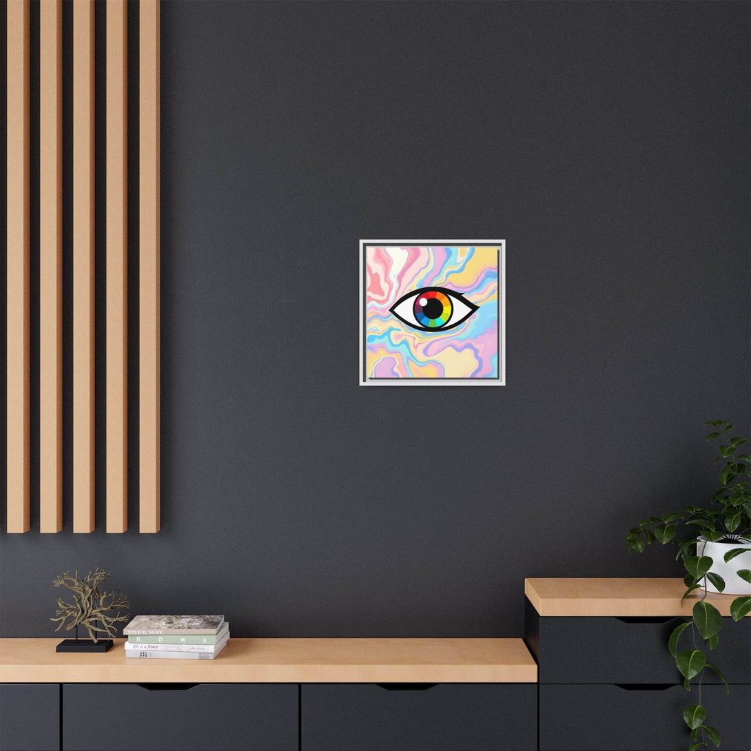PsEyeFlow #30 - Spectrum Vision (Matte Canvas, Framed (Multi-color)) - Highdellic