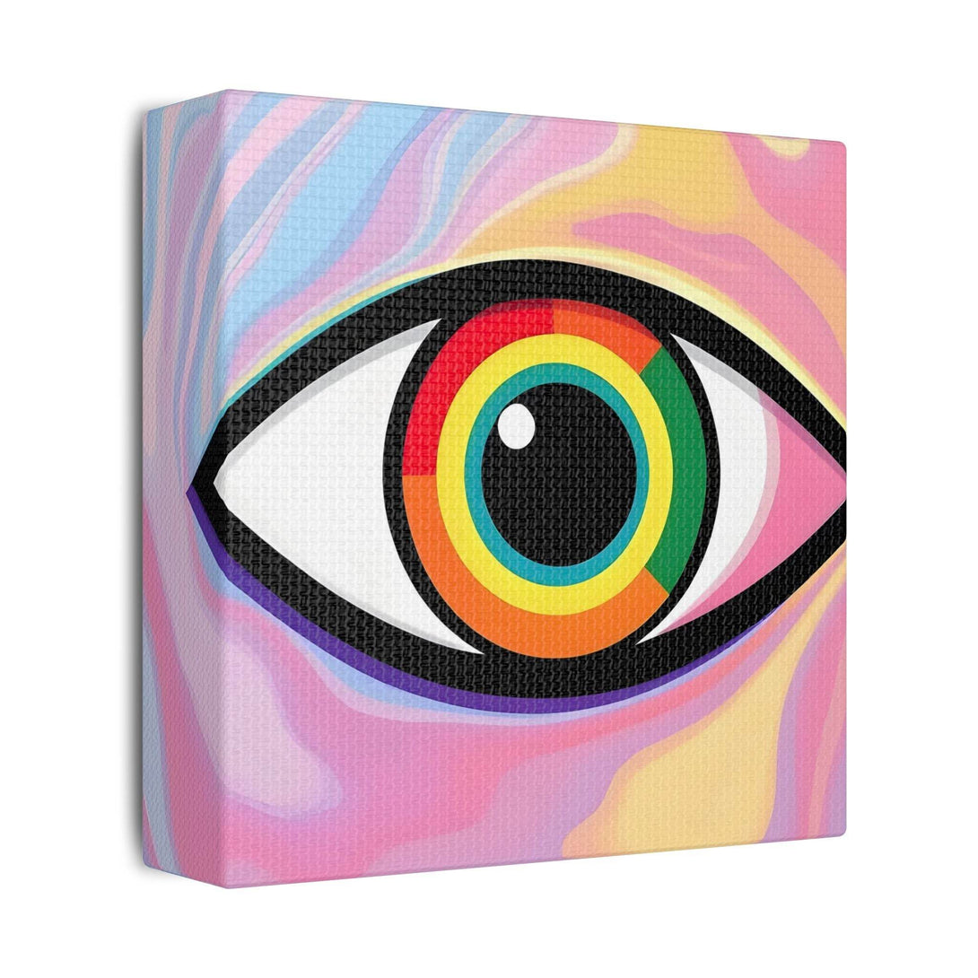 PsEyeFlow #6 - Vortex Vision. (Satin Canvas, Stretched) - Highdellic