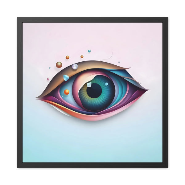 PsEyeDream #5 - DewSight Drift (Framed Poster)