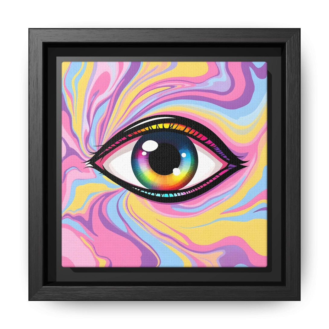 PsEyeFlow #29 - Spectrum Gaze.b (Matte Canvas, Framed (Multi-color)) - Highdellic