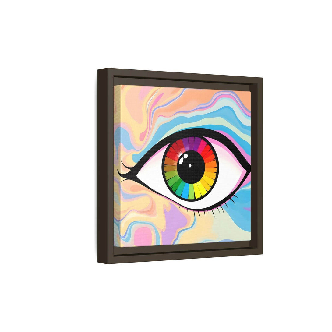 PsEyeFlow #1 – Prism Vision. (Matte Canvas, Framed, Multi-color) - Highdellic