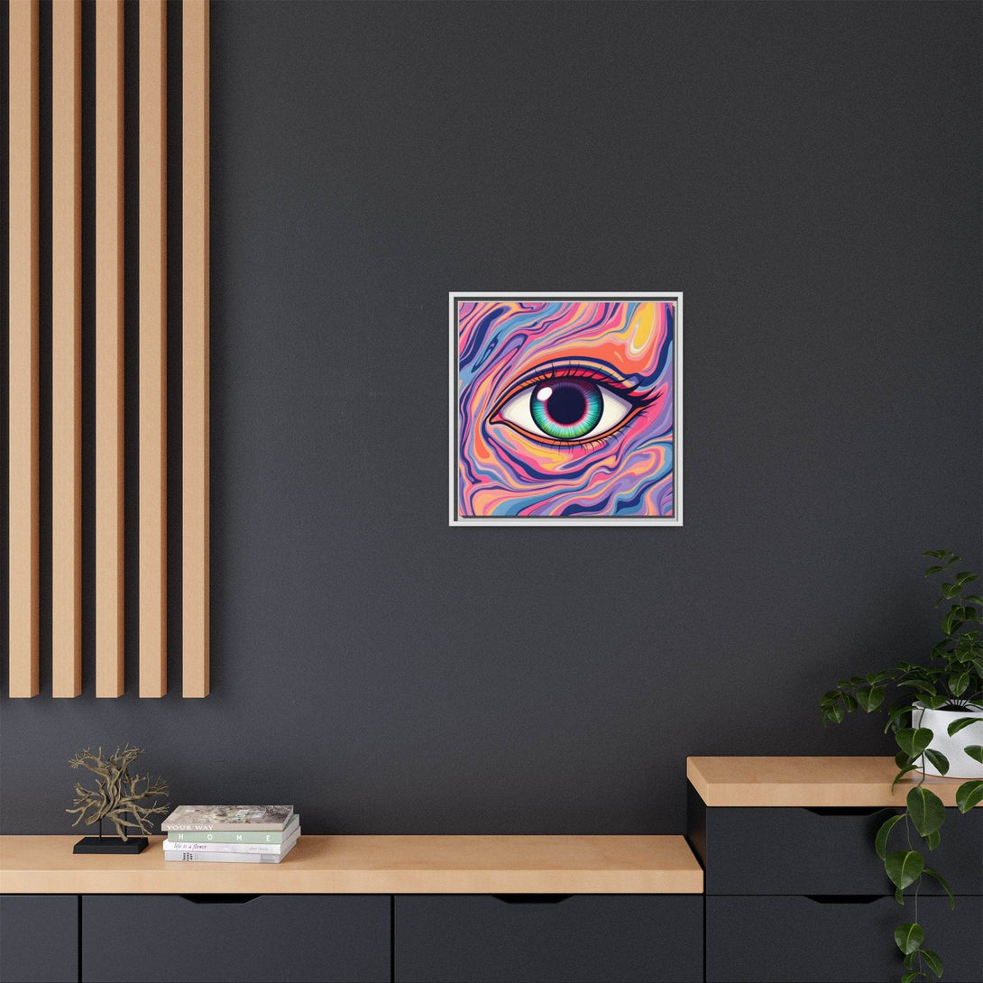 PsEyeFlow #26 - Vivid Echo - (Matte Canvas, Framed (Multi-color)) - Highdellic