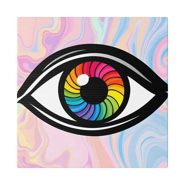 PsEyeFlow #10 - Hypnotic Spectrum (Classic Stretched Canvas)
