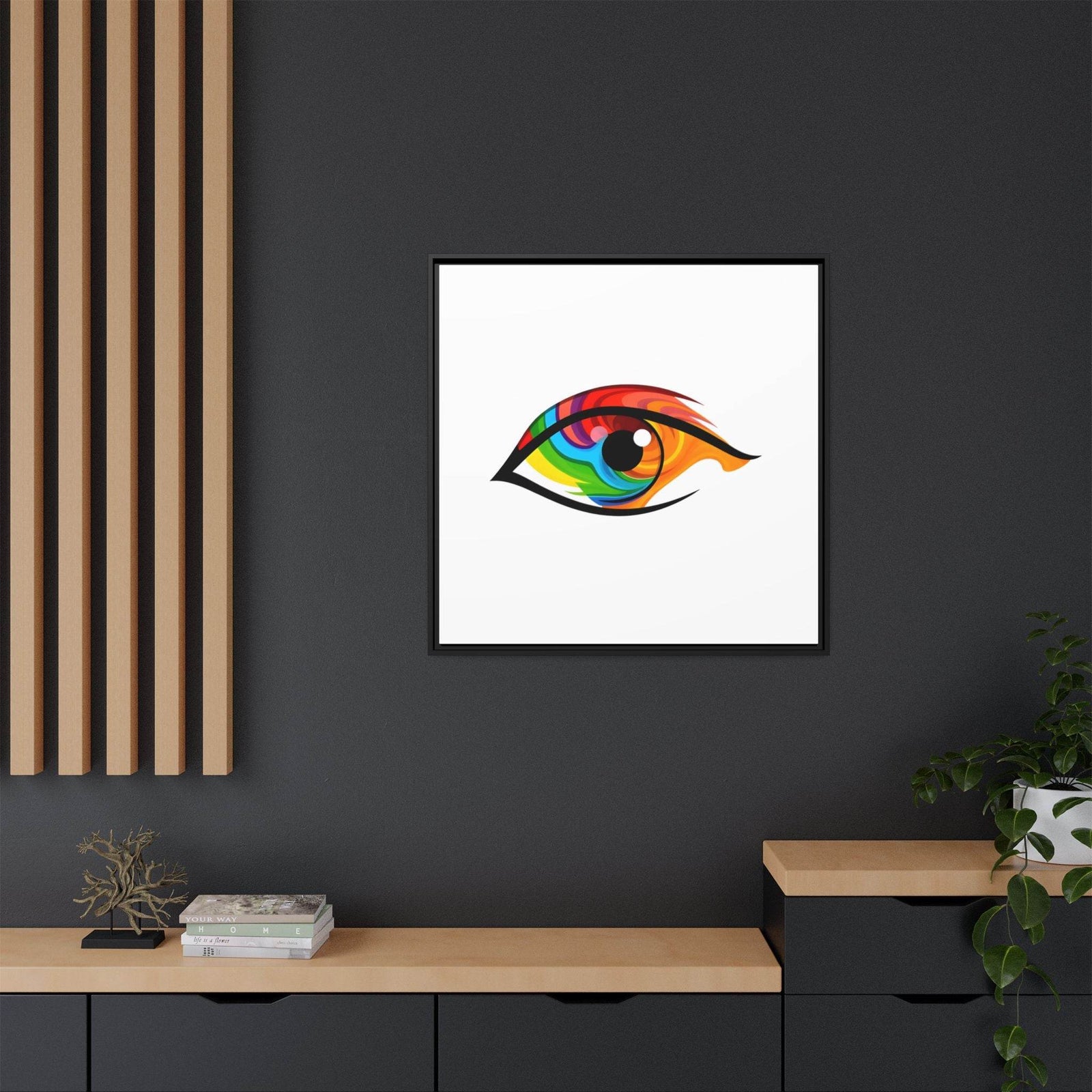 PsEyeGo 2 – Prism Gaze Vision on Framed Matte Canvas (Multi-color) - Highdellic