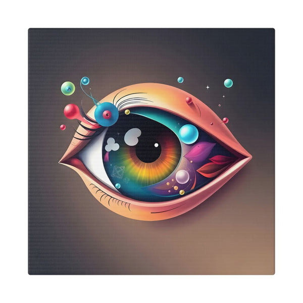 PsEyeDream #1 – The Blooming Gaze (Classic Stretched Canvas)