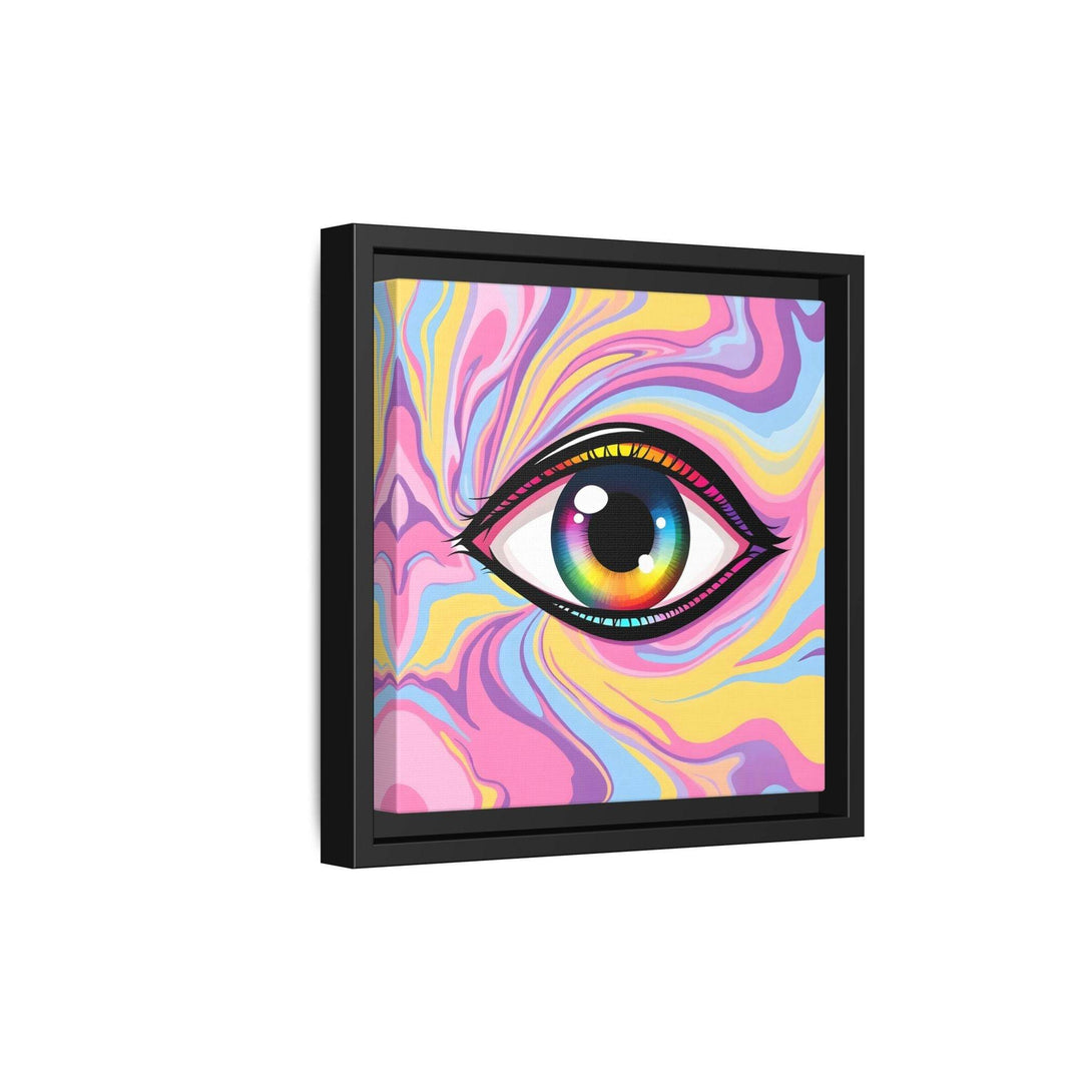 PsEyeFlow #29 - Spectrum Gaze.b (Matte Canvas, Framed (Multi-color)) - Highdellic