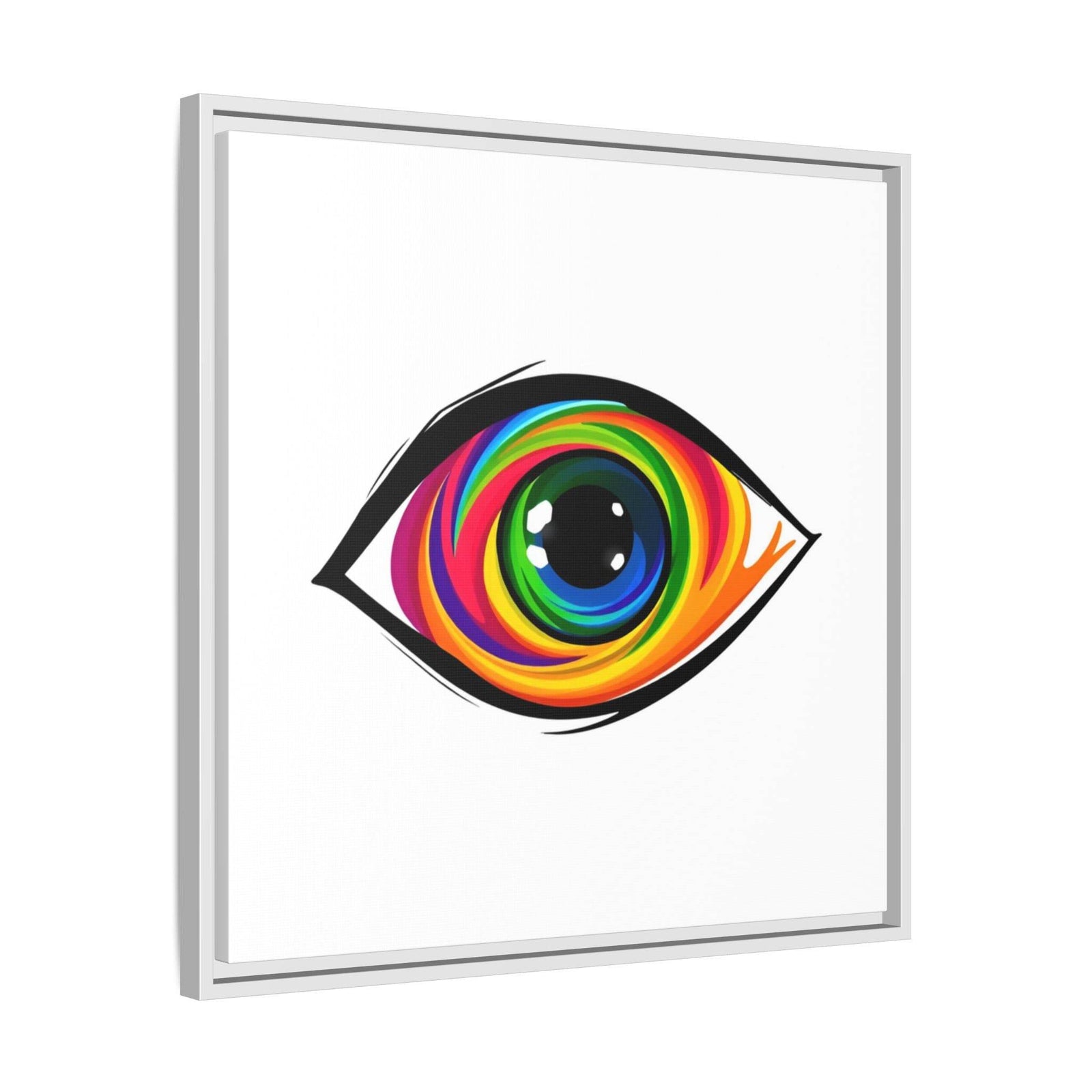 PsEyeGo 1 – Vortex Vision on Framed Matte Canvas (Multi-color) - Highdellic