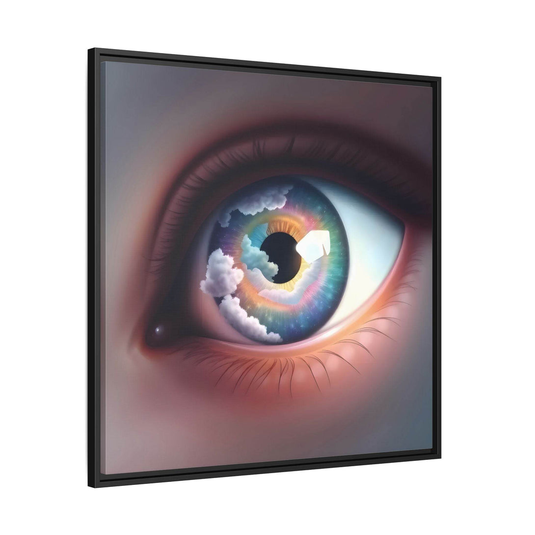 PsEyeDream #2 - Celestial Vision on Framed Matte Canvas - Highdellic