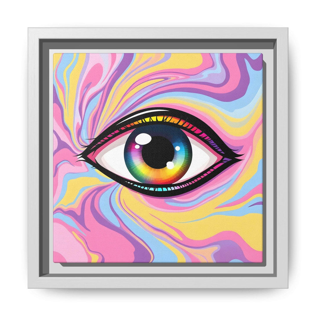 PsEyeFlow #29 - Spectrum Gaze.b (Matte Canvas, Framed (Multi-color)) - Highdellic