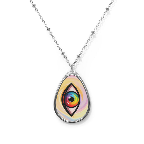 PsEyeFlow #18 - Ethereal Vision (Limited Edition Oval Necklace)