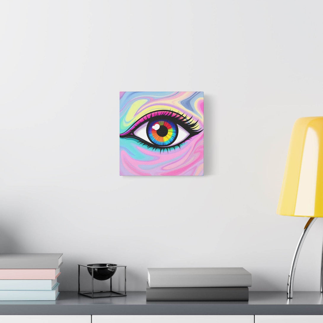 PsEyeFlow #8 - Radiant Vision. (Satin Canvas, Stretched) - Highdellic