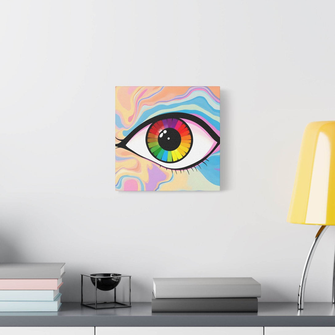 PsEyeFlow #1 – Prism Vision. (Satin Canvas, Stretched) - Highdellic