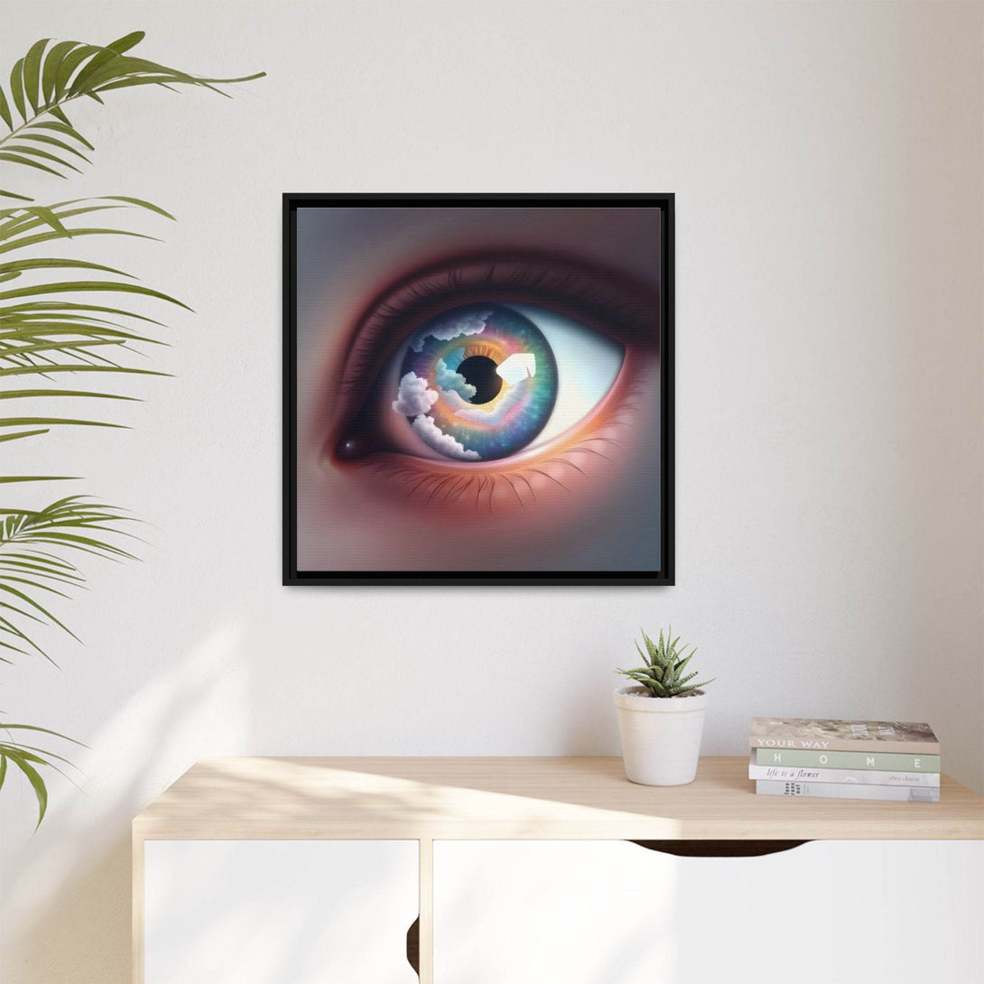 PsEyeDream #2 - Celestial Vision on Framed Matte Canvas - Highdellic