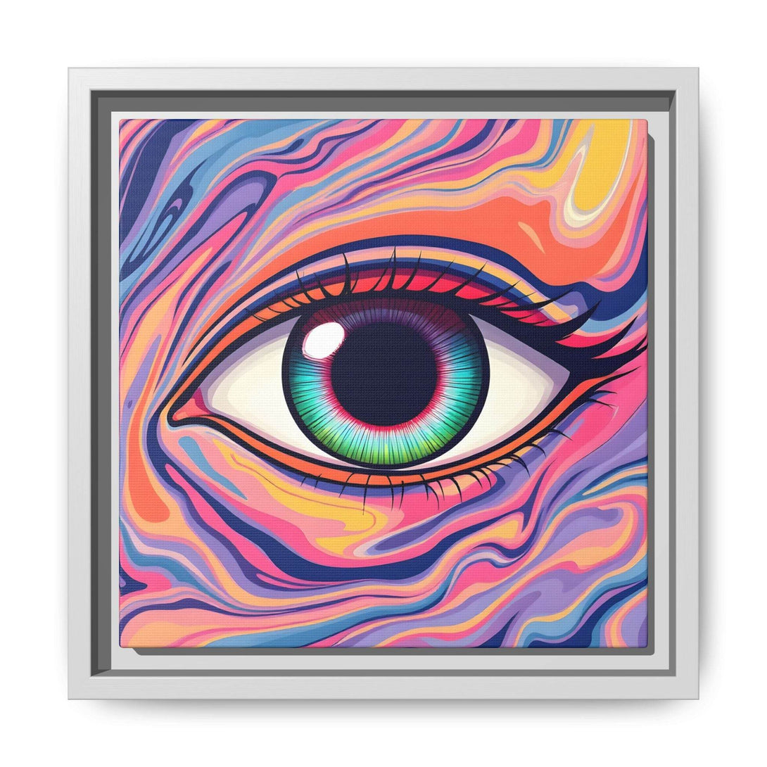 PsEyeFlow #26 - Vivid Echo - (Matte Canvas, Framed (Multi-color)) - Highdellic