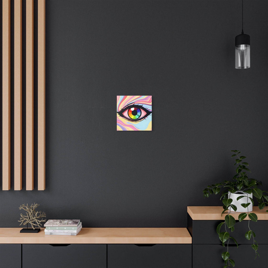 PsEyeFlow #15 - Chromatic Dream. (Satin Canvas, Stretched) - Highdellic