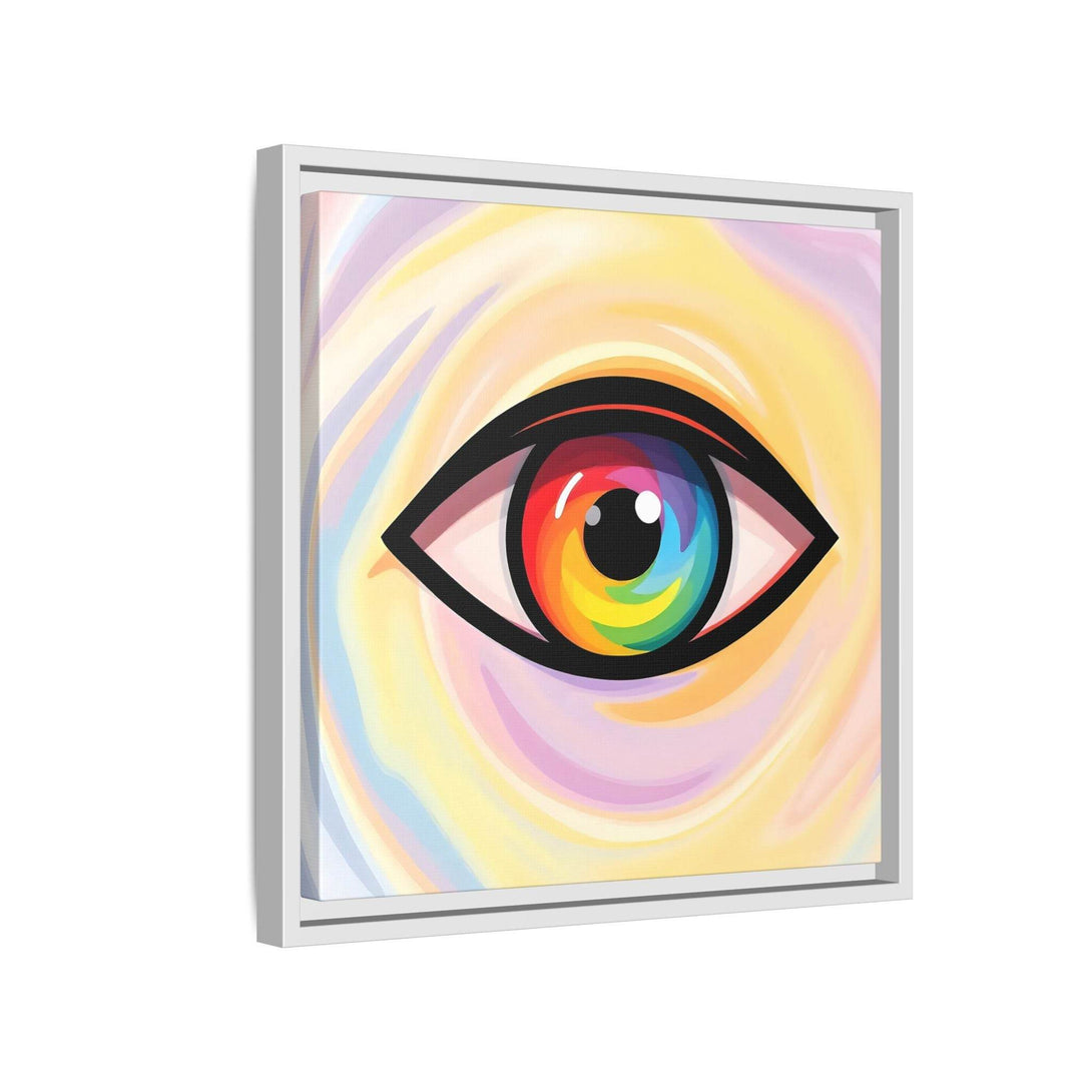 PsEyeFlow #18 - Ethereal Visionb. ( Colorful Framed Matte Canvas Decor ) - Highdellic