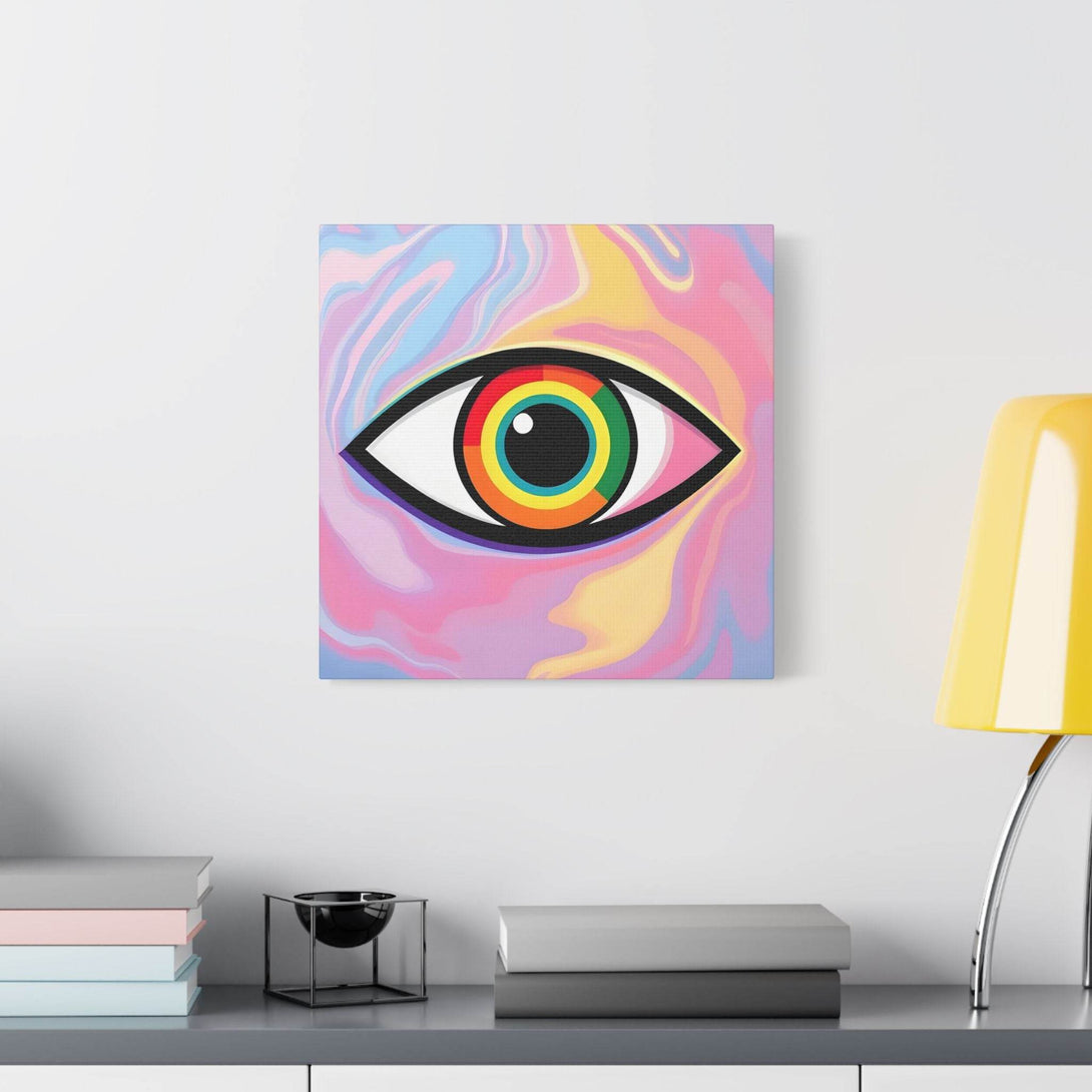 PsEyeFlow #6 - Vortex Vision. (Satin Canvas, Stretched) - Highdellic
