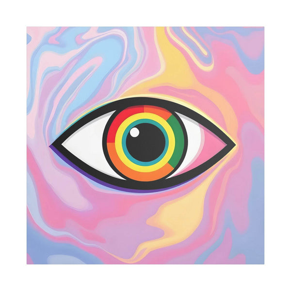 PsEyeFlow #6 - Vortex Vision. (Satin Canvas, Stretched)