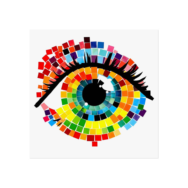 PsEyeTile #2 – Mosaic Pulse (Fine Art Poster)