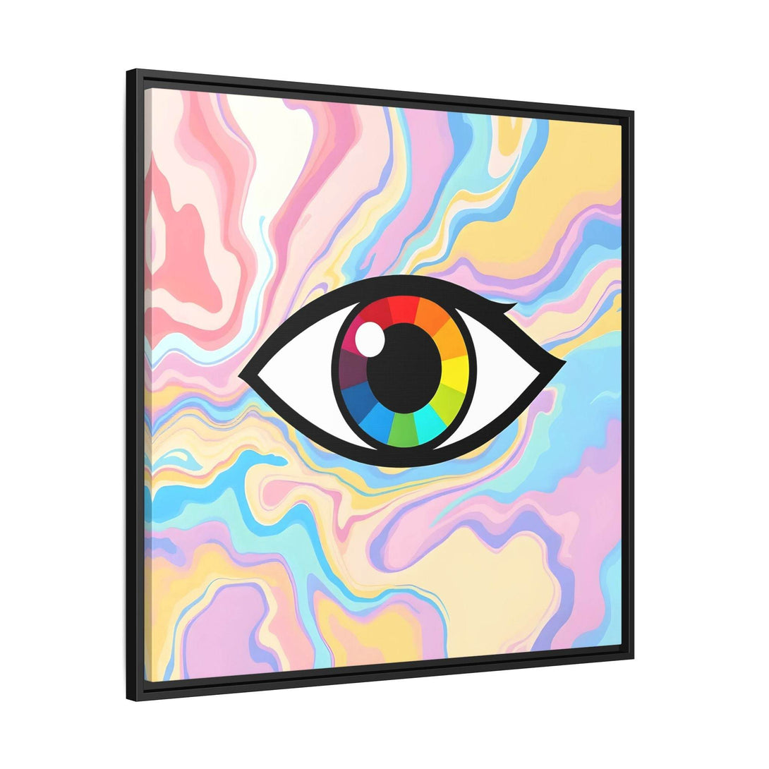PsEyeFlow #30 - Spectrum Vision (Matte Canvas, Framed (Multi-color)) - Highdellic