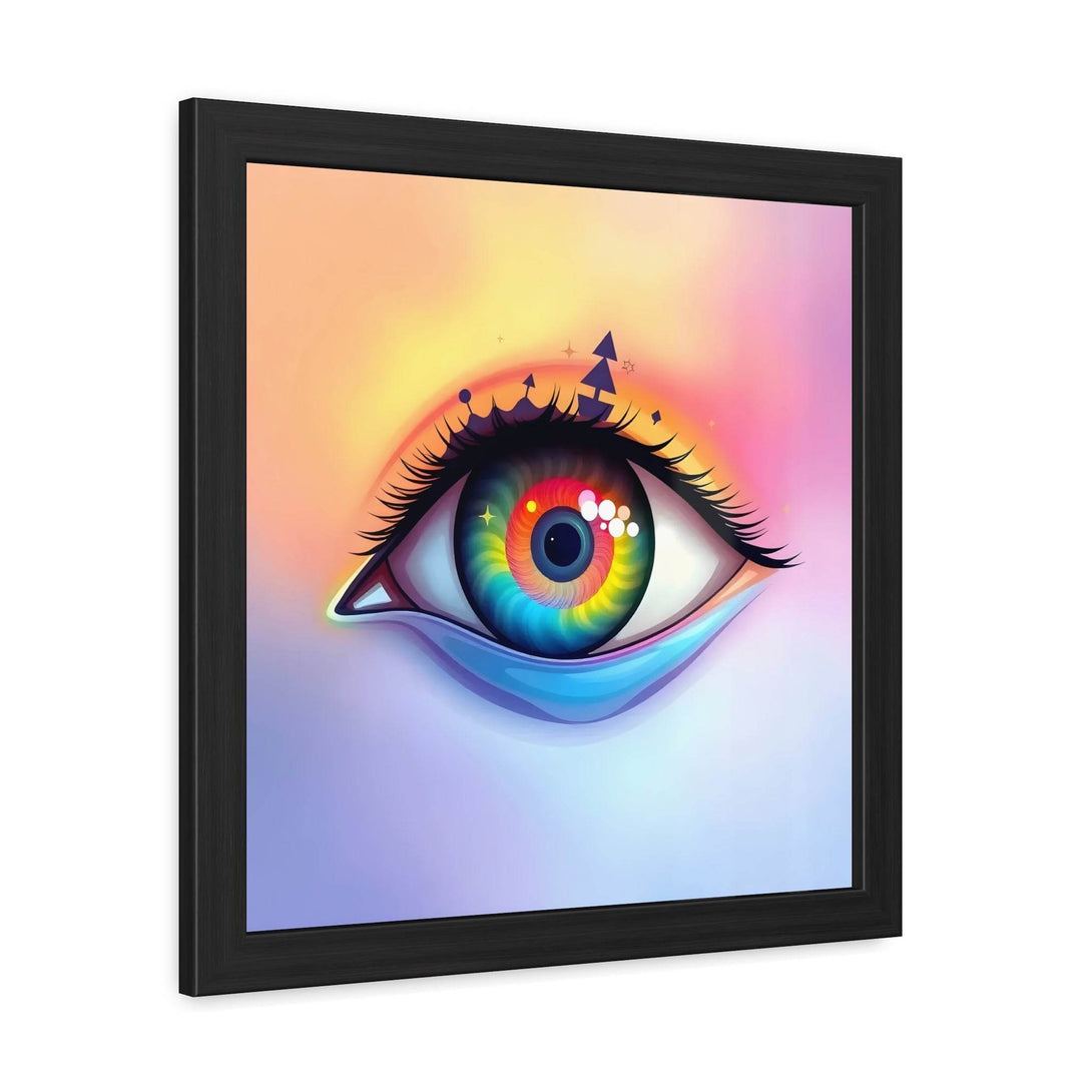 PsEyeDream #6 - Ephermeral Vision on Semi-Gloss Coated Framed Poster - Highdellic