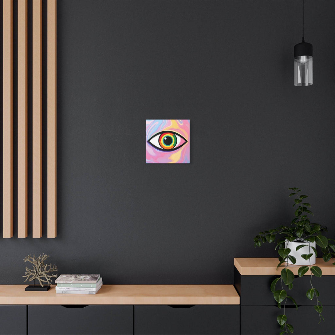 PsEyeFlow #6 - Vortex Vision. (Satin Canvas, Stretched) - Highdellic