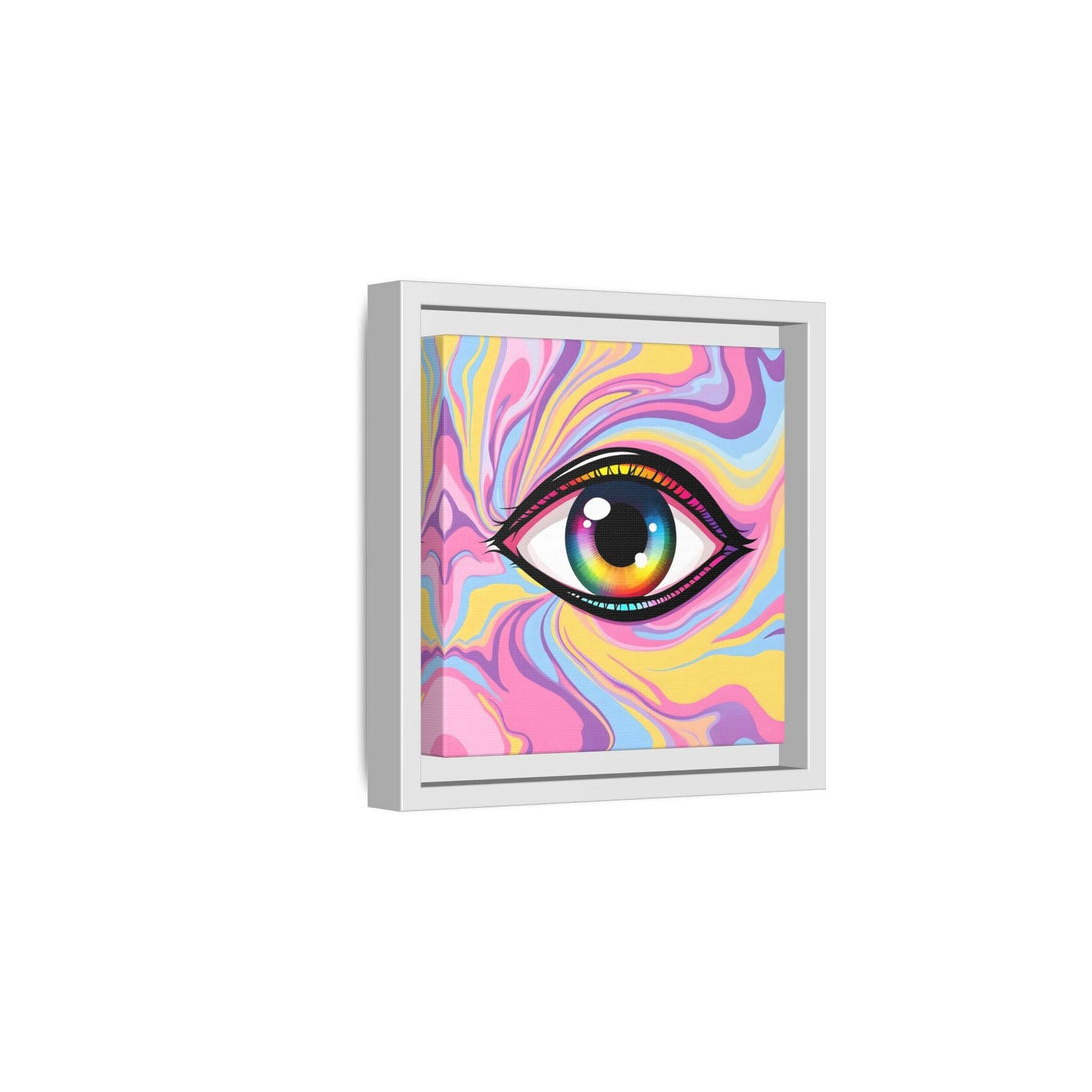 PsEyeFlow #29 - Spectrum Gaze.b (Matte Canvas, Framed (Multi-color)) - Highdellic