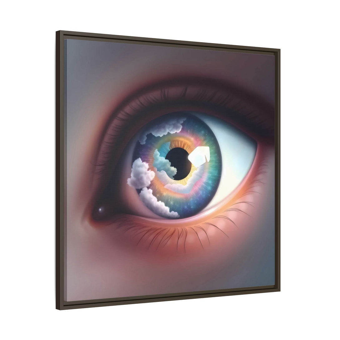 PsEyeDream #2 - Celestial Vision on Framed Matte Canvas - Highdellic