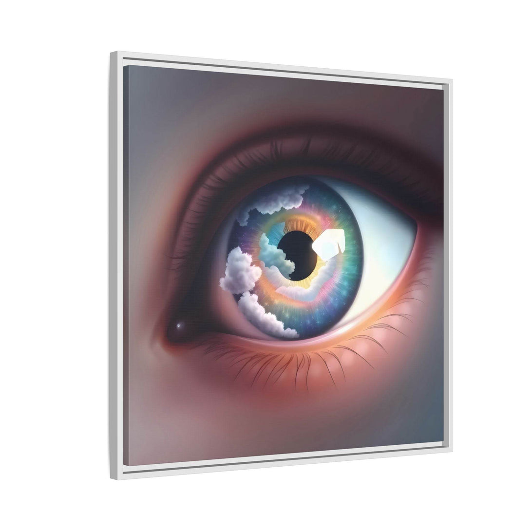 PsEyeDream #2 - Celestial Vision on Framed Matte Canvas - Highdellic