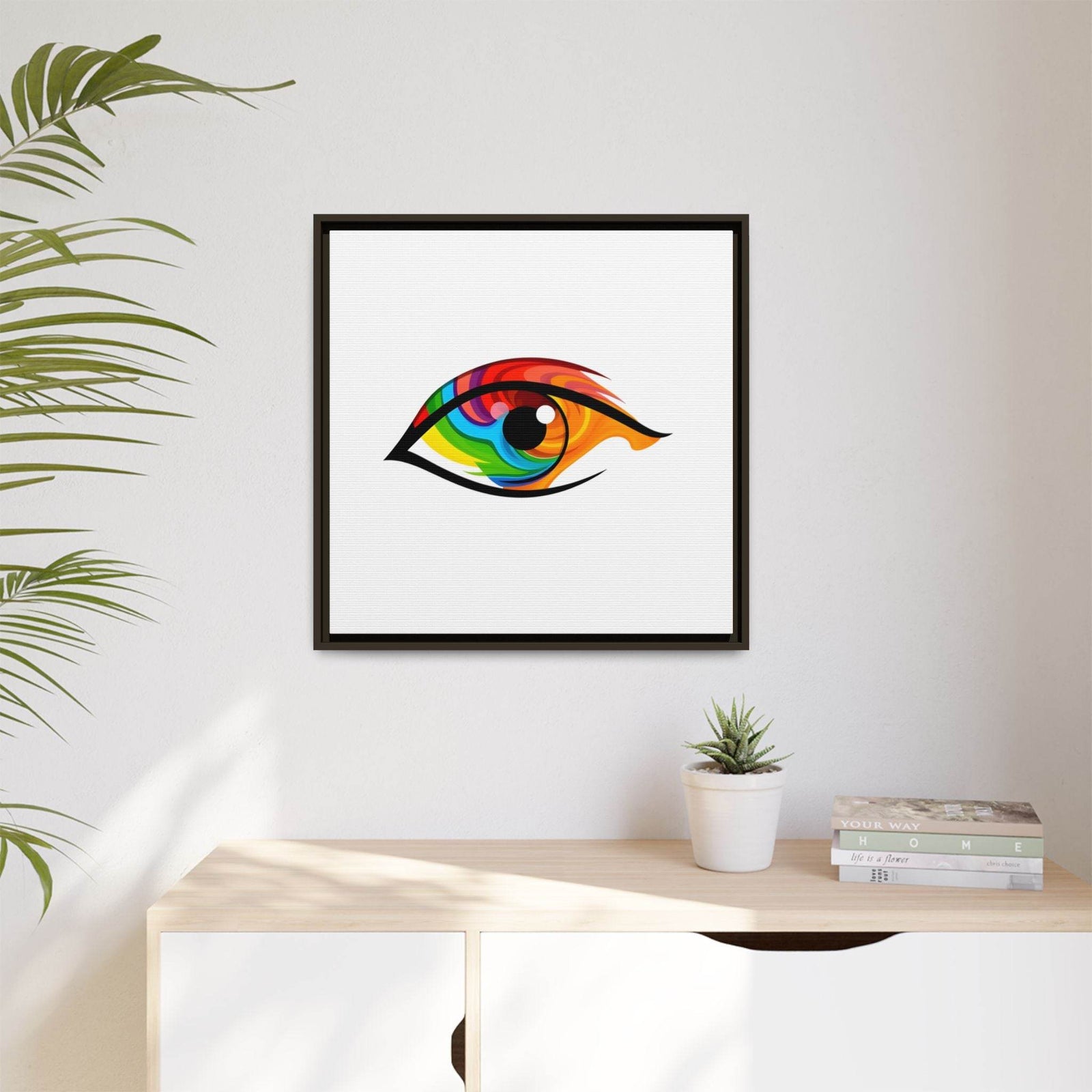 PsEyeGo 2 – Prism Gaze Vision on Framed Matte Canvas (Multi-color) - Highdellic