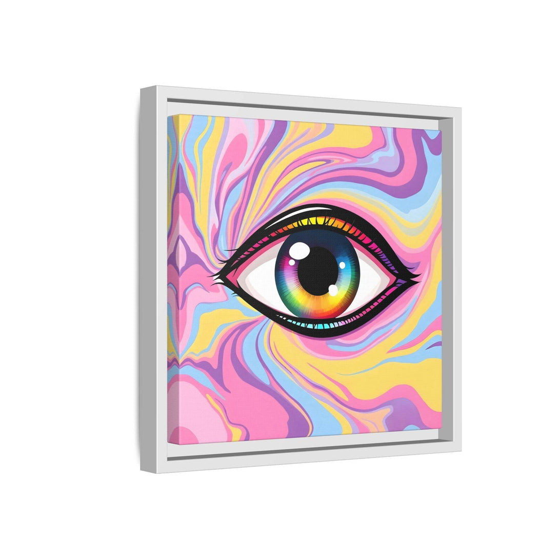 PsEyeFlow #29 - Spectrum Gaze.b (Matte Canvas, Framed (Multi-color)) - Highdellic