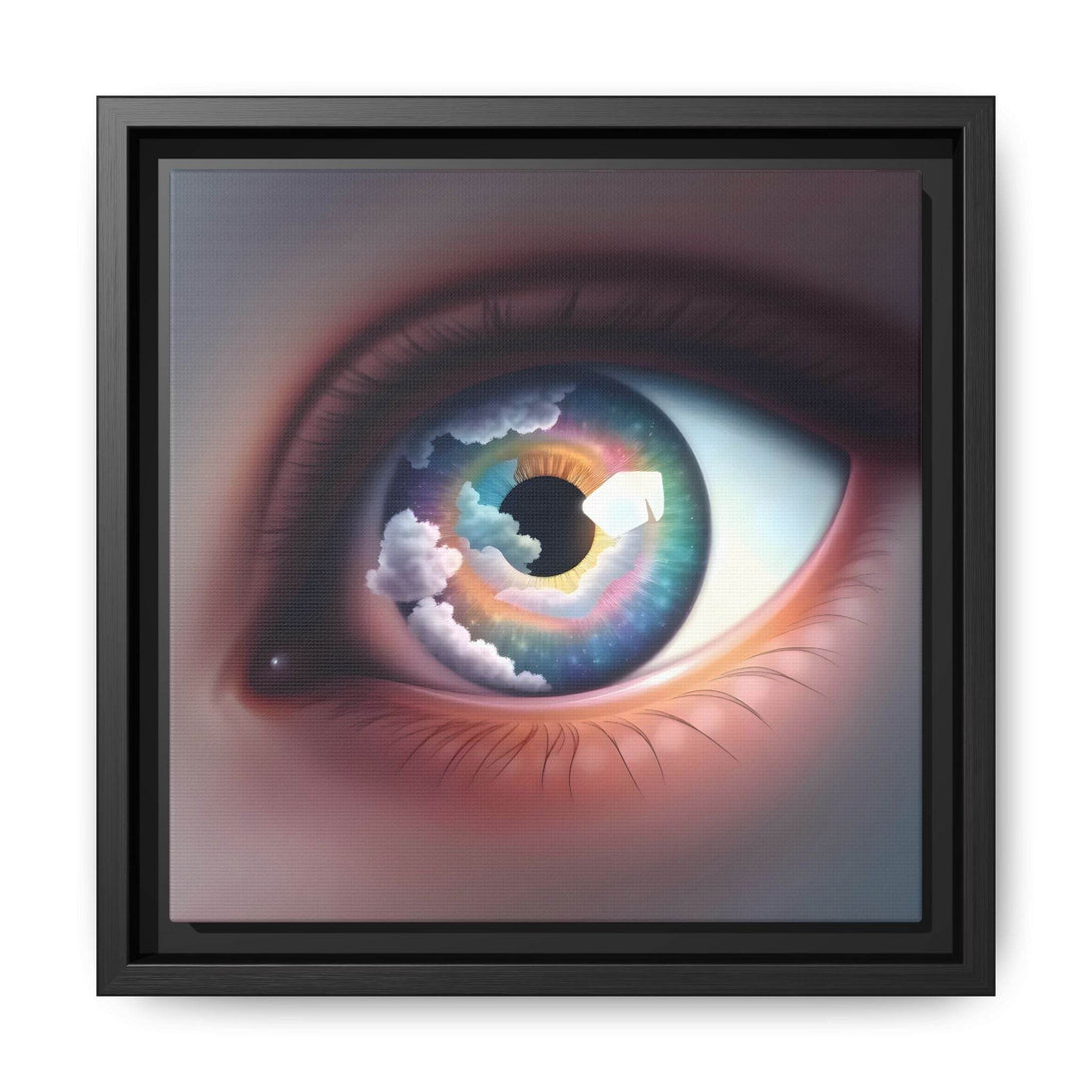 PsEyeDream #2 - Celestial Vision on Framed Matte Canvas - Highdellic