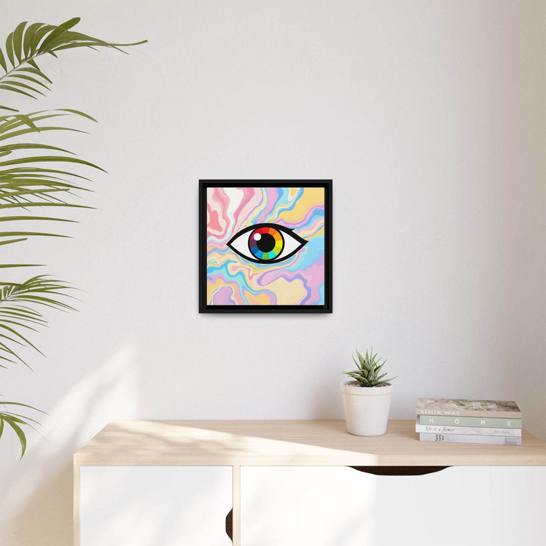 PsEyeFlow #30 - Spectrum Vision (Matte Canvas, Framed (Multi-color)) - Highdellic