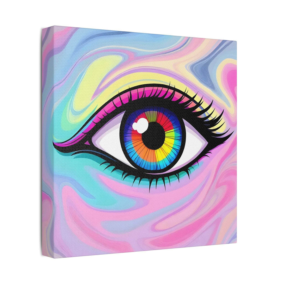 PsEyeFlow #8 - Radiant Vision. (Satin Canvas, Stretched) - Highdellic