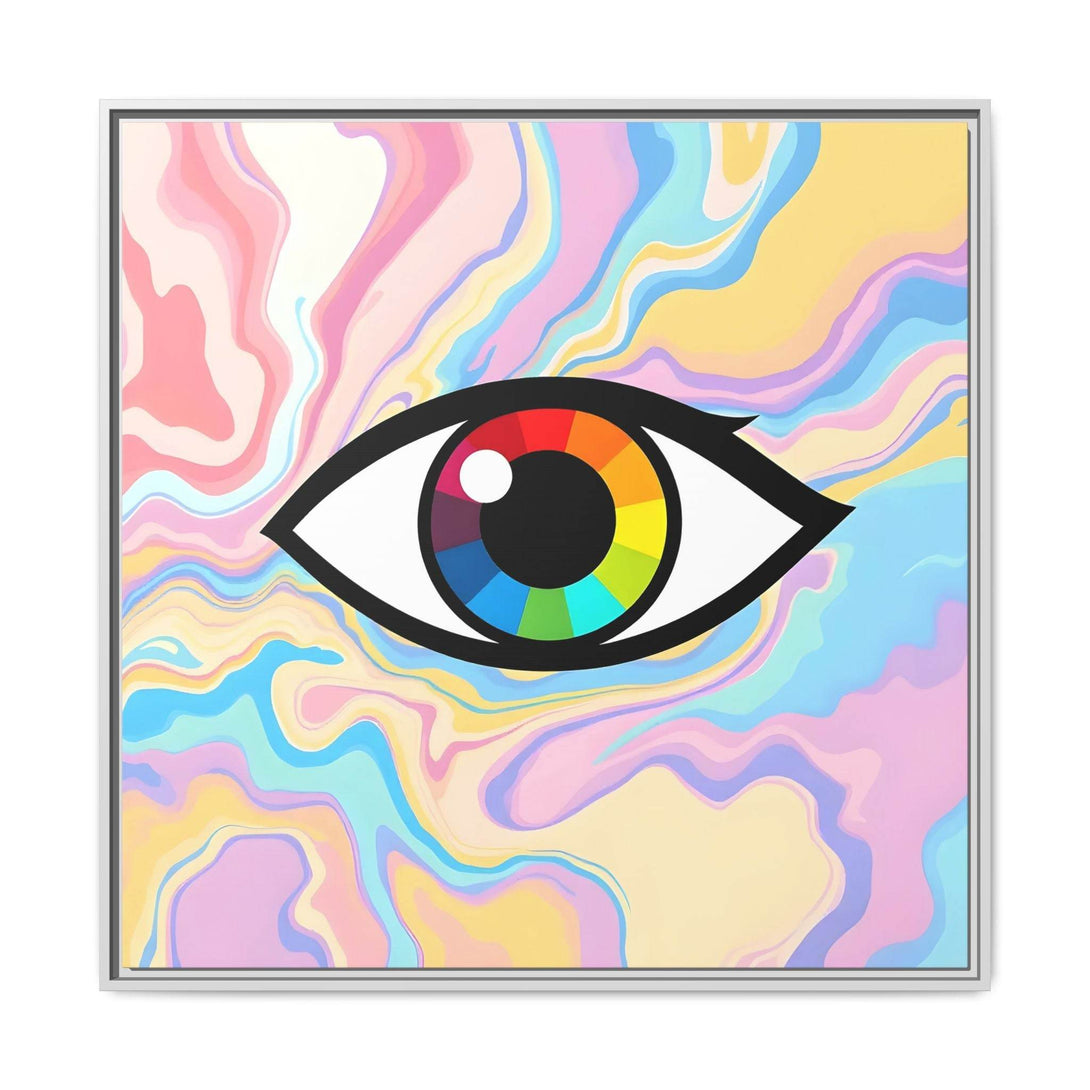 PsEyeFlow #30 - Spectrum Vision (Matte Canvas, Framed (Multi-color)) - Highdellic