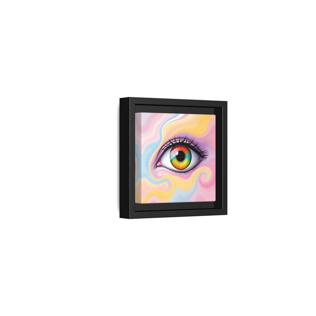 PsEyeFlow #36 – The Whispering Spiral on Framed Matte Canvas - Highdellic