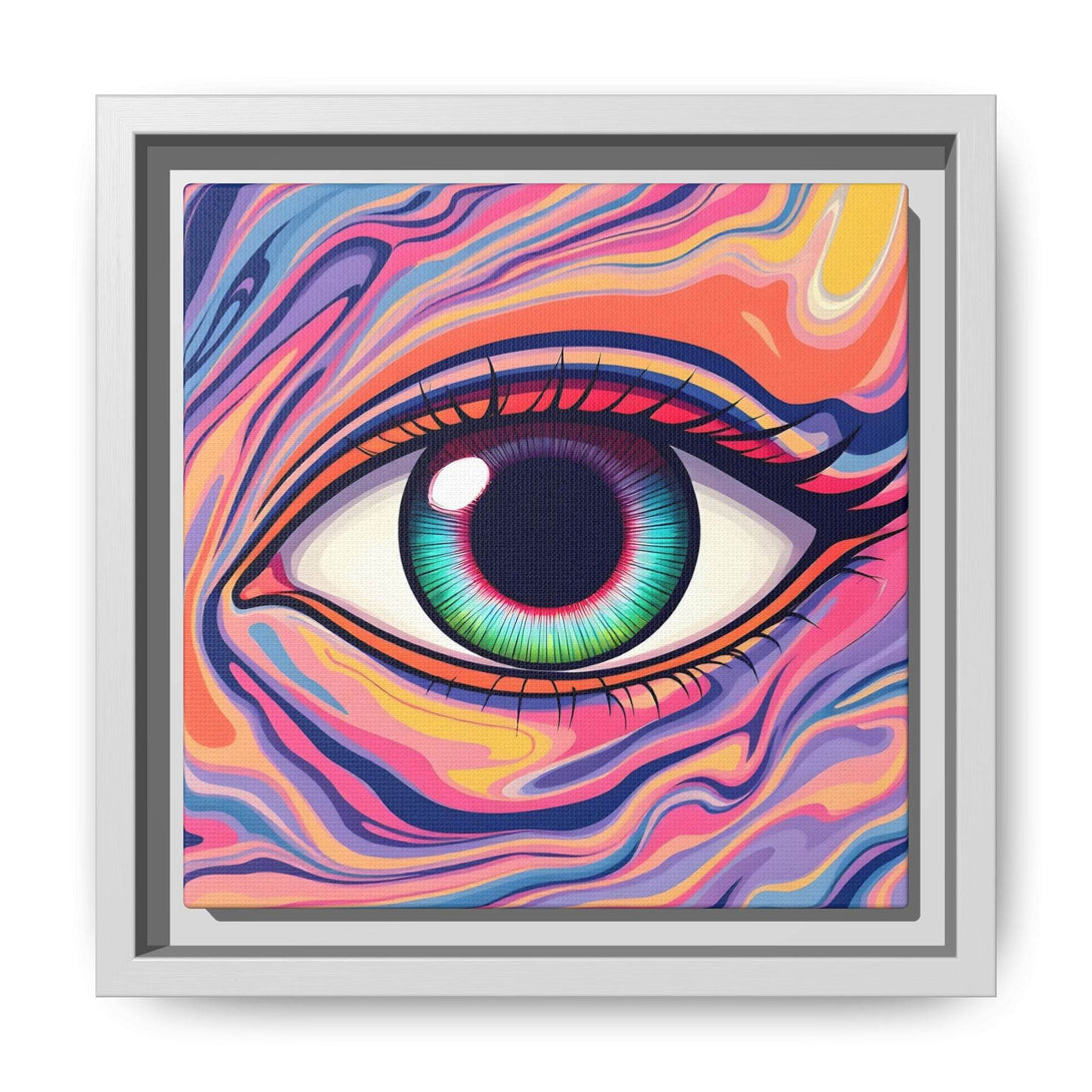 PsEyeFlow #26 - Vivid Echo - (Matte Canvas, Framed (Multi-color)) - Highdellic