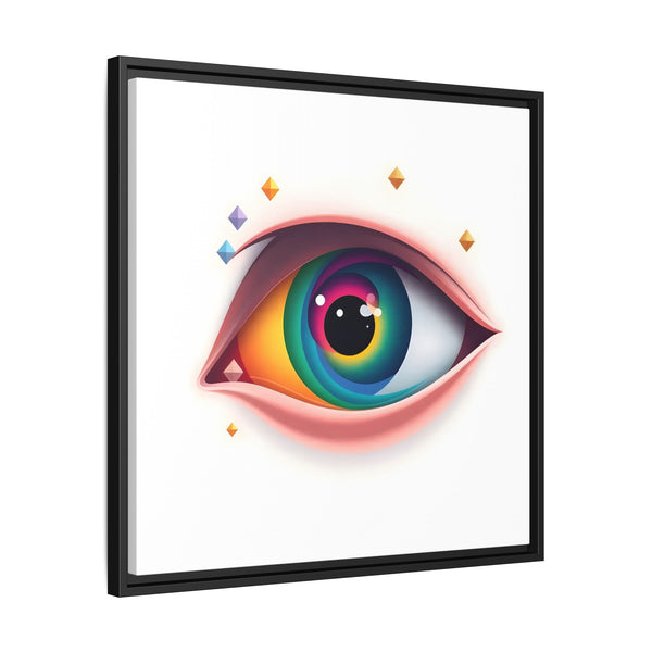 Dream #99 – Spectrum of Stillness (Framed Matte Canvas)