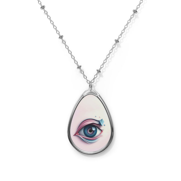 PsEyeDream #24 - Crystal Intuition (Oval Necklace)
