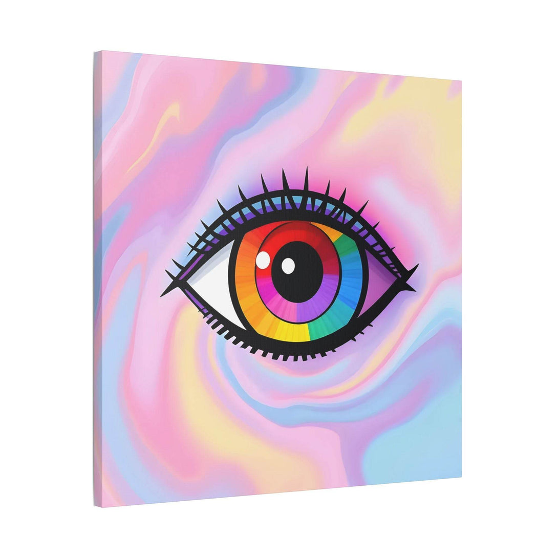 PsEyeFlow #11 - Spectrum Awakening. (Satin Canvas, Stretched) - Highdellic