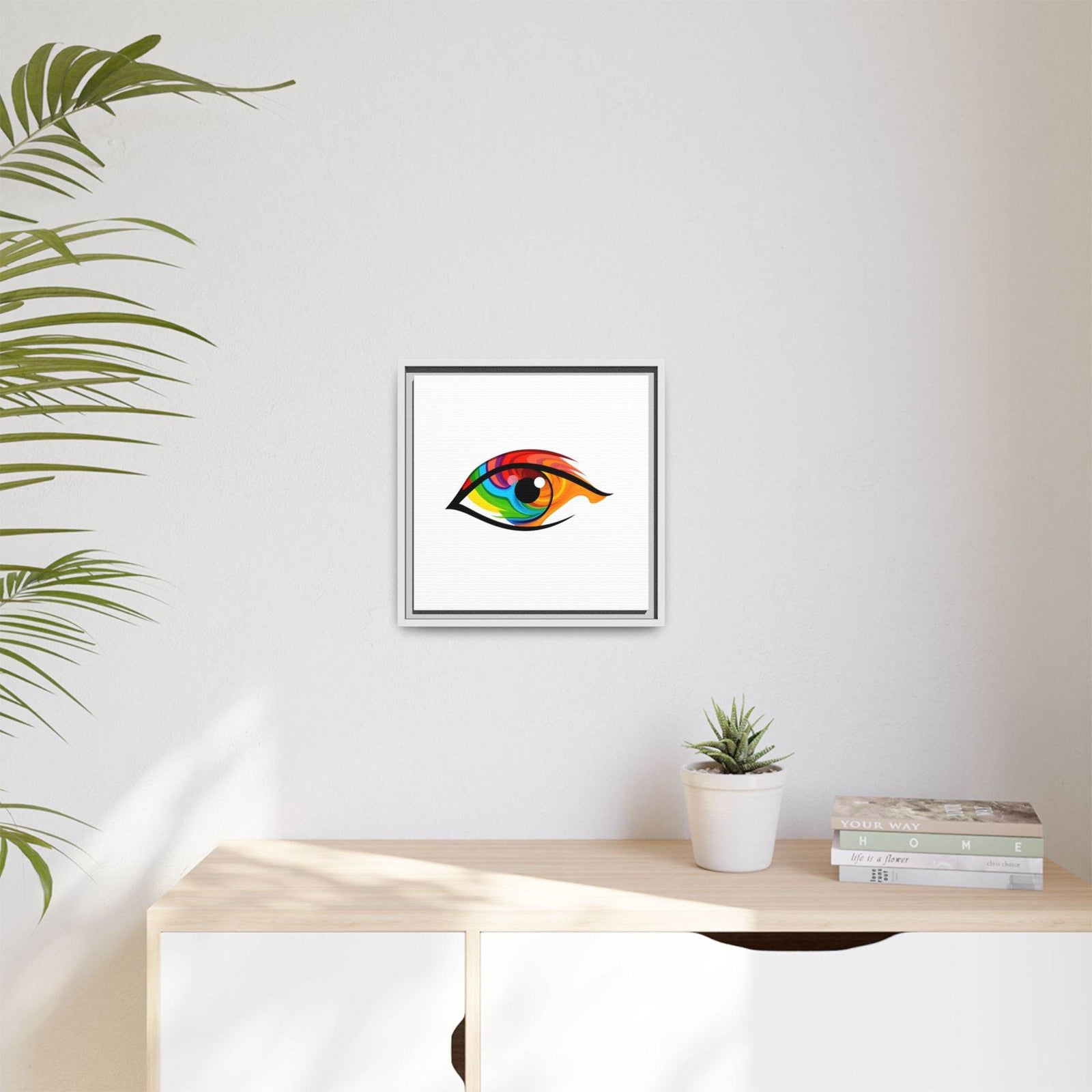 PsEyeGo 2 – Prism Gaze Vision on Framed Matte Canvas (Multi-color) - Highdellic