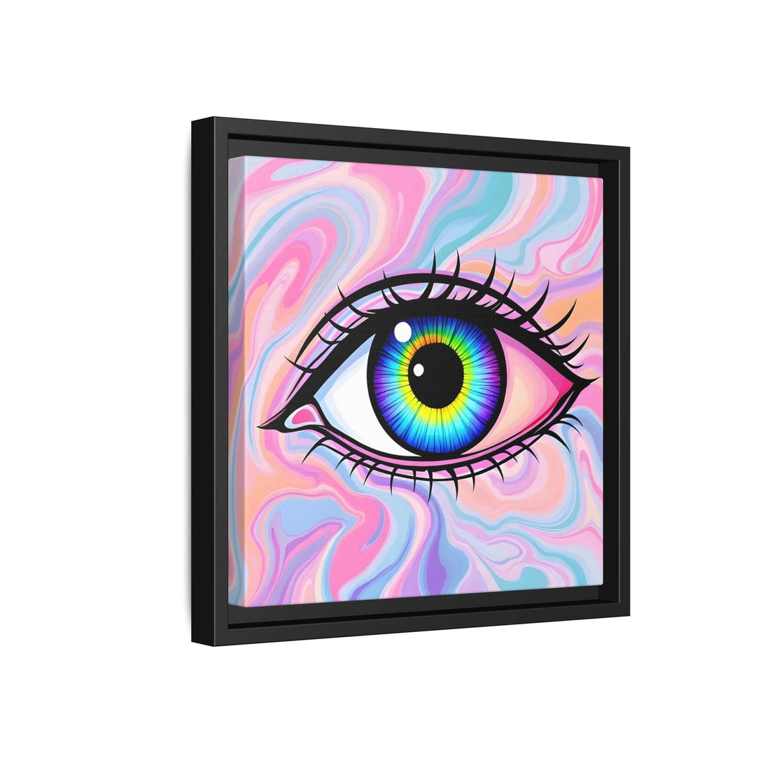 PsEyeFlow #3 – Vivid Mirage (Matte Canvas, Framed (Multi-color)) - Highdellic